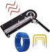 Merkloos / Sans marque Wan GmbH Metalen Buigmachine - Handbuiger Draad - Metaal Vormgeven - Ergonomische Antislip Grip - 1-25 mm Doorsnede - Standaard