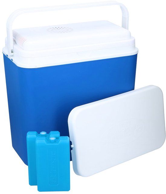 Merkloos All Ride Koelbox, 22 liter, 12 V, blauw