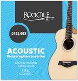 Rocktile Snaren voor Western Gitaar Light, Snaren met Ball Ends
