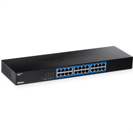 TRENDnet TEG-S25 24-poorts gigabit switch voor rack montage