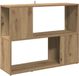 vidaXL Boekenkast/kamerscherm - 80x24x63 cm - Artisanaal - Eikenkleur