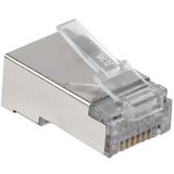 Allteq ALTQ-RJ45-110 kabel-connector RJ-45 Transparant Cat6 10 stuks