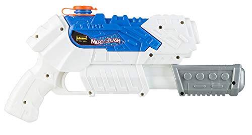 IDEAF Idena 40426 Waterblaster Micro Splash, waterpistool voor kinderen, met pompfunctie, ca. 28 cm groot, wit, ideaal voor vakantie, op het strand of aan het zwembad