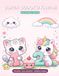 Super Sudoku Kawaii pour les enfants: Dès 8 ans — 100 grilles 9×9 gros caractères, 4 univers kawaii illustrés (animaux chibi, gourmandises, nature magique, fantaisie), solutions incluses
