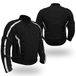 Chicane Race Mesh Air Flow Jacket Black & White Waterproof & Armoured CE-1621-1 XL