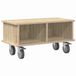 vidaXL TV Stand 68.5 x 35 x 35 cm Sonoma Oak Engineered Wood