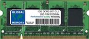 GLOBAL MEMORY 1 Go DDR2 667 MHz PC2-5300 SODIMM Mémoire pour ordinateur portable