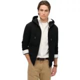 Superdry Essential Logo Half Brushed Zip Hoodie Heren Zwart 3XL