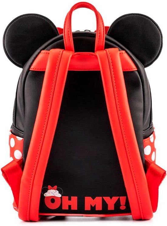 Loungefly Minnie Mouse Oh My Cosplay Sweet Mini Backpack - Red/White/Black - Unisex