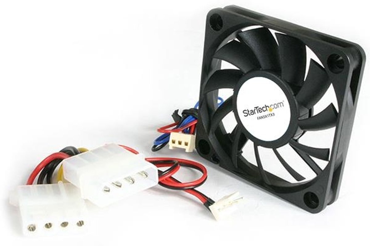 StarTech.com .com 5x1 cm TX3 Replacement Ball Bearing Fan (also includes a TX3 to LP4 adapter) Computer behuizing