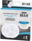 H2EAU Triple Action Vervangingsfilter Pour Fontaine à Boire 2 Pièces Blanc