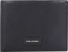 PIQUADRO Harper Billfold Men's Wallet With Zipped Coin RFID Nero Black Leather