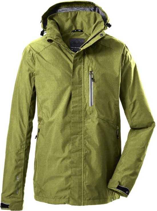 Killtec Heren Zomerjas - Donker Lime - Maat XXL