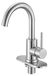 VEVOR Robinet de lavabo à levier unique avec finition nickel brossé et bec haut en arche