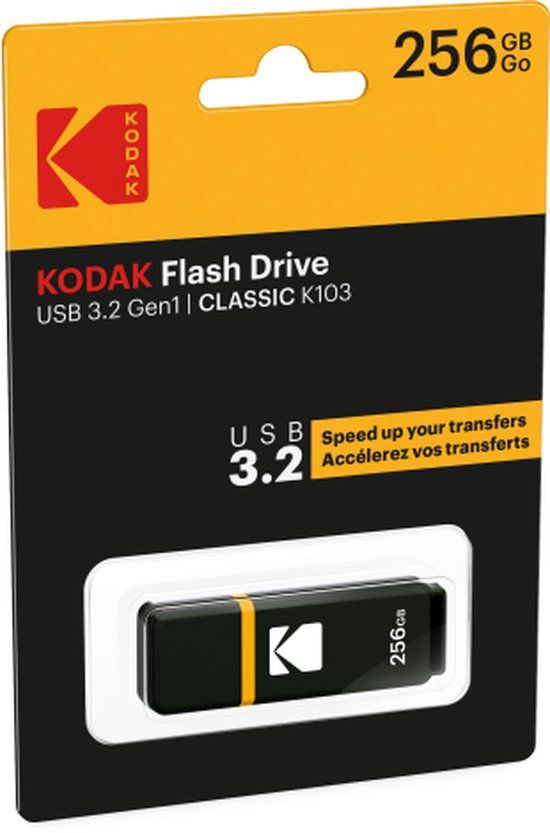 Kodak USB 3.0 Flash Drive 256GB - Black