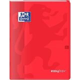 OXFORD - Easybook geniete notitieboek - 24 x 32 cm - 96 pagina's - 90 g - Seyès - Rood