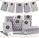 Merkloos / Sans marque Stratify Commerce Adventskalender Papiertassen Grijs - 25 Stuks met Cijfers