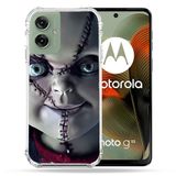 Versterkte Motorola Versterkte hoes voor Motorola G55 5G Horror Chucky Litteken