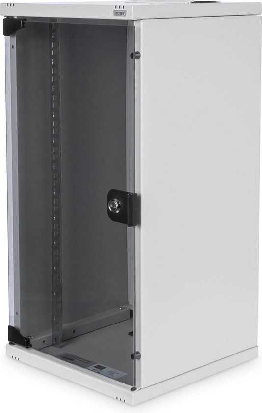 Digitus DN-10-12U 10inch-wandkast 12 HE Grijs-wit (RAL 7035)