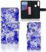 B2Ctelecom Housse de téléphone avec nom Alcatel 1S 2020 Angel Skull Bleu