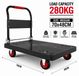 Chariot de transport pliable - Chariot plateforme - 70 x 48 x 80 cm - Capacité de charge 280 kg - Roulettes pivotantes pour un mouvement fluide - Adapté aux charges plates