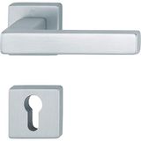 HOPPE deurkruk AUSTIN - op rozet PZ, aluminium zilver geanodiseerd
