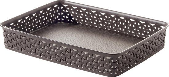 Curver My Style Tray L / A4 - Donker bruin - 5.6 l