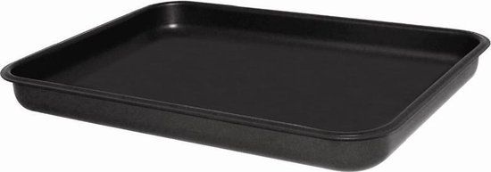 Vogue geanodiseerde aluminium bakplaat - 32 x 21.5 cm - Zwart