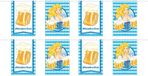 Folat Bv 2x Oktoberfest/bierfeest vlaggenlijnen/slingers rechthoekig 10 meter