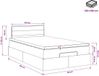 vidaXL - Ottoman bed met matras met hoofdeinde - Zwart - 120 x 190 cm - Stof
