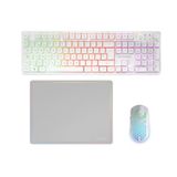 Mars Gaming MCPWXWIT toetsenbord Inclusief muis Gamen RF draadloos + USB QWERTY Italiaans Wit