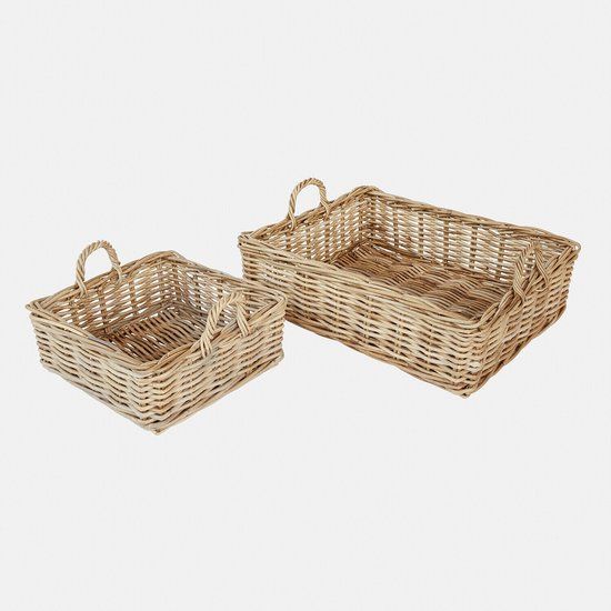 Loberon Mand set van 2 Selwooden bruin