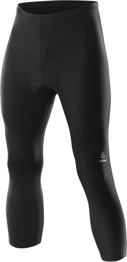 Löffler Basic 3/4 Fiets Leggings Heren, zwart