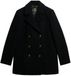 Superdry Double Breasted Pea Coat Dames Zwart