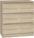 Merkloos / Sans marque Wan GmbH Moderne commode met 3 laden