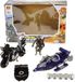 Jouets: Ensemble de jouets avec véhicule militaire et figurine de soldat, dimensions environ 29x20x8 cm