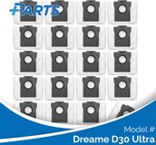 Plus.Parts Dreame D30 Ultra Sacs aspirateur (20 Pièces)