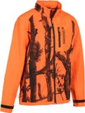 PERCUSSION Softrack Waterdichte jas Unisex L Oranje/Geest Camo Vlam&Zwart Polyester/Elastaan Herfst/Winter 2025