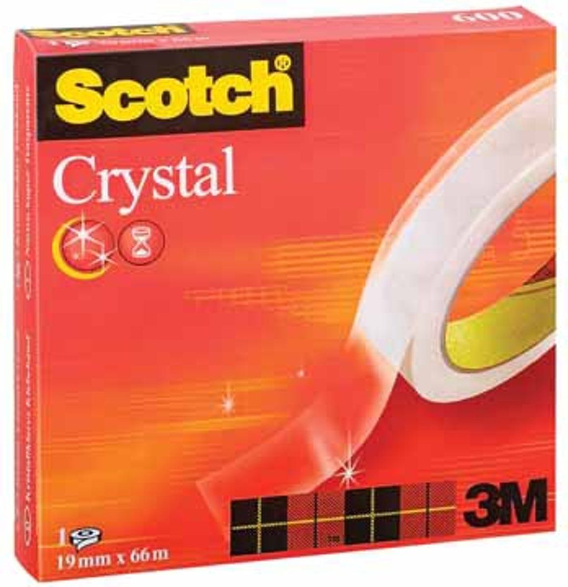 Scotch Crystal Clear tape 19 mm x 66 m
