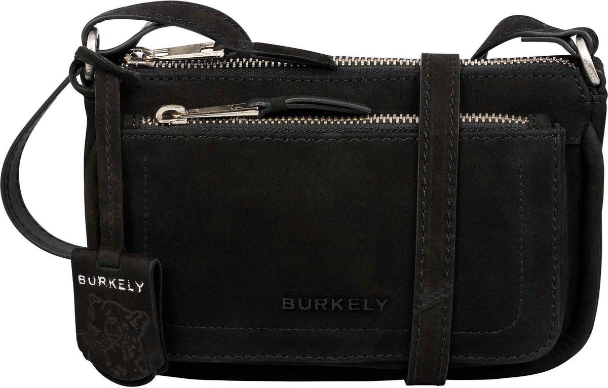 Burkely Still Selene Dames Crossbody Tas - Zwart