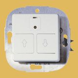 OPUS 774.617.02 zuiver wit 1 elektronische rolluik-/jaloezieschakelaar met weekautomaat kleur