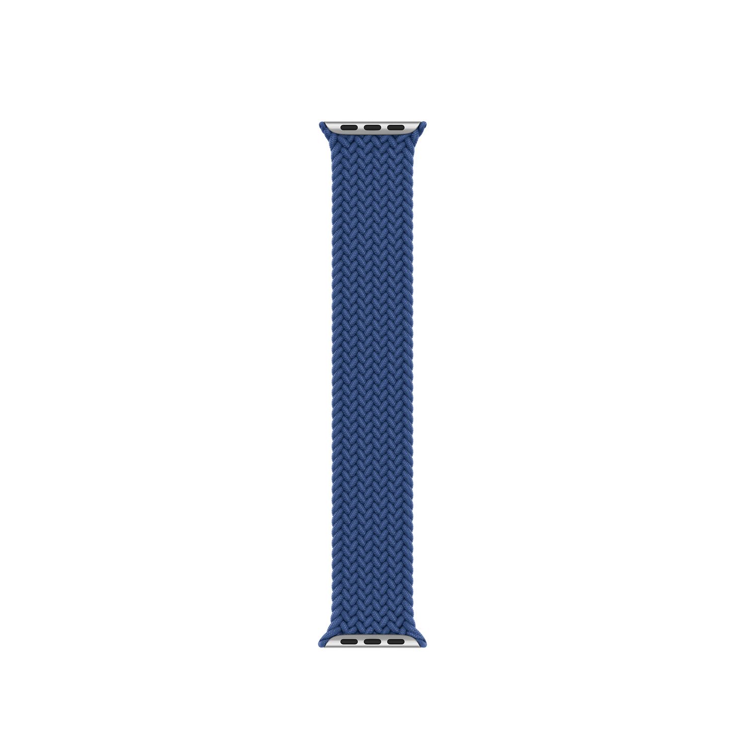 Apple Gevlochten solobandje voor de Apple Watch | 38/40/41/42 mm - Maat 9 - Atlantic Blue