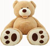 Amigo Gustaw ours en peluche Grand XXL (Beige, 140cm)