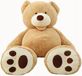 Amigo Gustaw ours en peluche Grand XXL (Beige, 140cm)