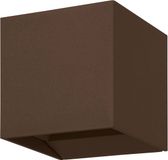 Eglo Calpino 3 Wandlamp - LED - 10 cm - Roestbruin - Binnen en Buiten