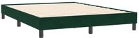 vidaXL Bedframe zonder matras, donkergroen, 140 x 210 cm, fluweel