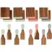 Livoo Set d'accessoires pour raclette, finition bois, 8 pièces, couteaux et spatules