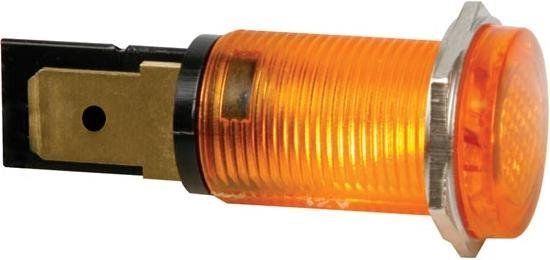 RONDE SIGNAALLAMP 14mm 12V ORANJE (HRJC012A)