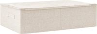 vidaXL Opbergbox 70x40x18 cm stof crèmekleurig