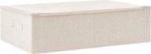 vidaXL Opbergbox 70x40x18 cm stof crèmekleurig